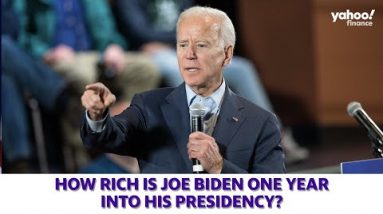How rich is Joe Biden after his first year in office?